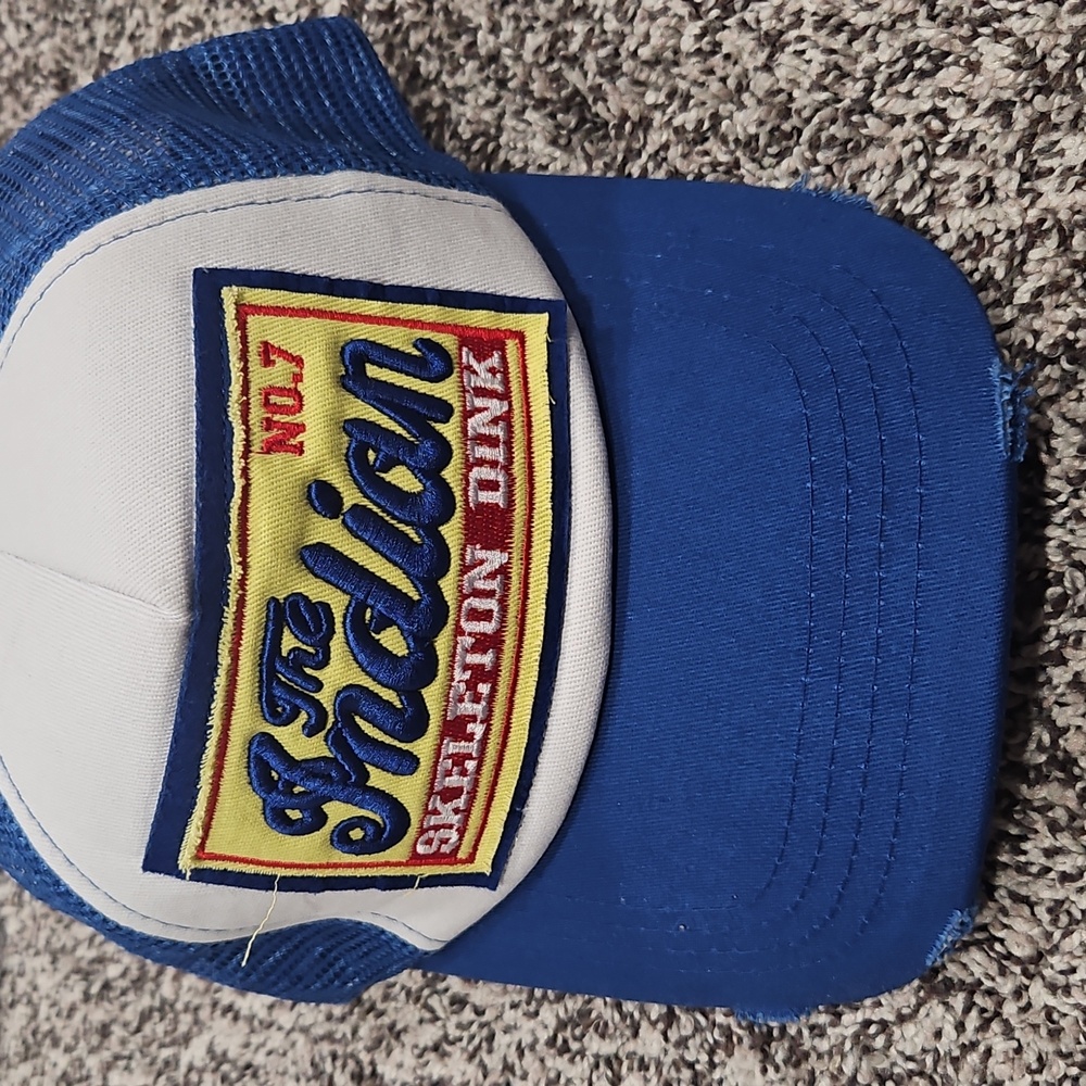 Indian skeleton dink trucker hat